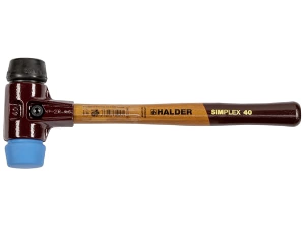 Halder SIMPLEX soft-face mallet 40 TPE-Soft/comp. rubber