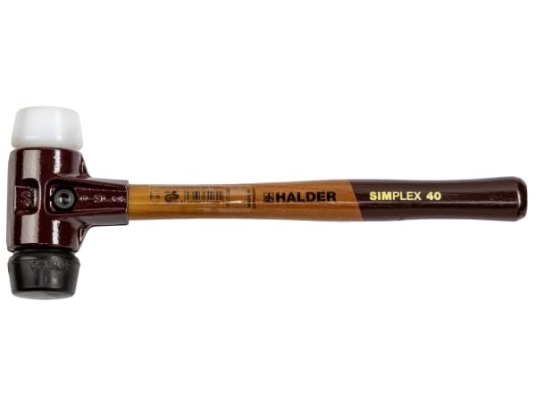 Halder SIMPLEX 3027.040 Gummihammer Ergonomisk greb, Middelhård 635 g 325 mm 1 stk