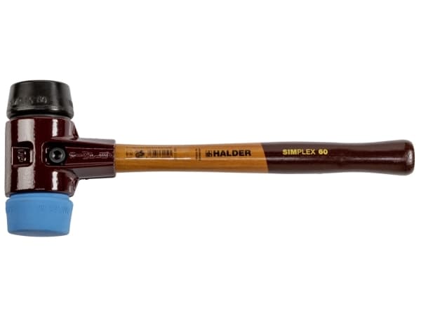 Halder SIMPLEX soft-face mallet 60 TPE-soft/comp. rubber