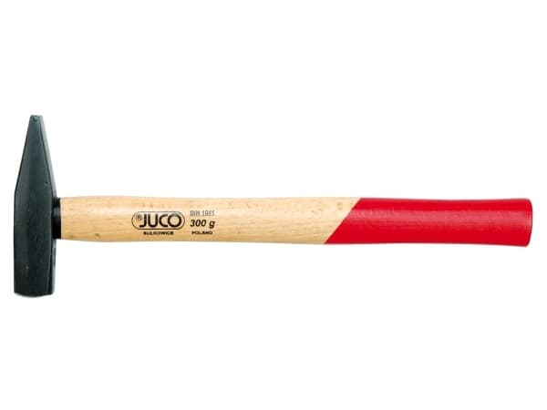 JUCO Engineer's hammer with wooden handle 300g 300mm (31030)