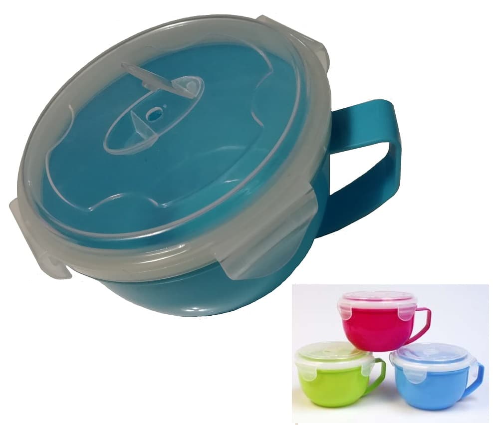 SOPP / NUDELSKÅL För Micro med Handtag, lock o ventilationslock
