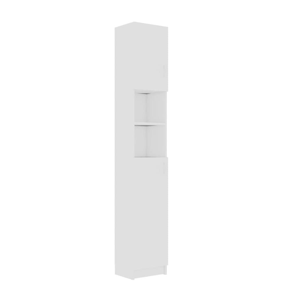 vidaXL Kylpyhuonekaappi valkoinen 32x25 5x190 cm lastulevy