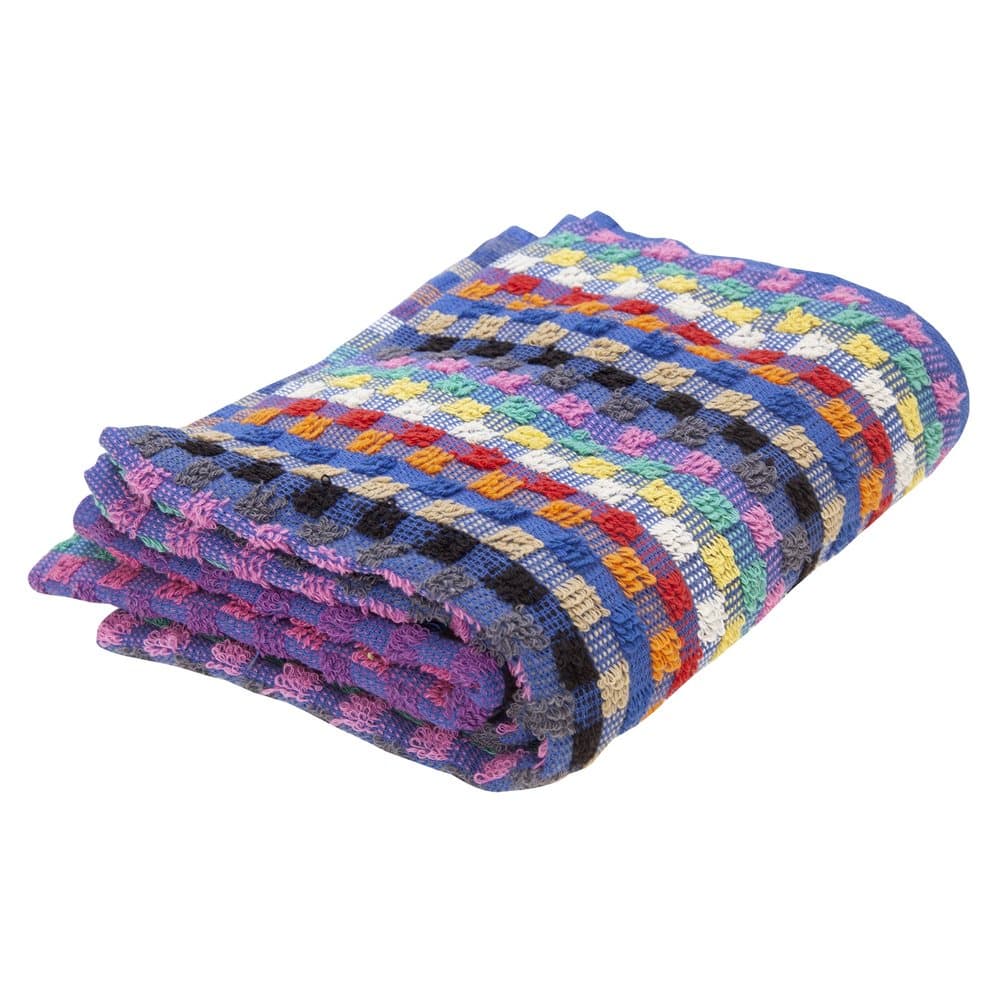 Cotton Check Terry Hand Towels (Pack Of 3)