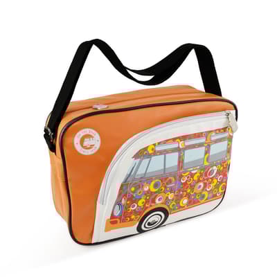 BRISA VW Collection - Volkswagen Bus T1 Kleinbus Transporter Olkalaukku (Circles)
