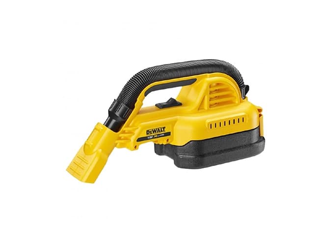 DeWALT DCV517N-XJ, Torr&våt, 954 l/min, Svart, Gul, 1,9 l, 18 V, Litium-Ion (Li-Ion)