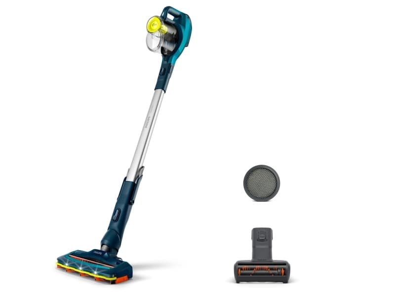 Philips SpeedPro FC6727/01, Utan påse, Aqua, 0,4 l, 800 l/s, Torr&våt, Cyklonisk