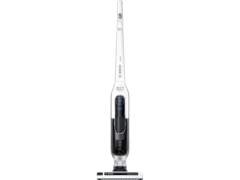 Bosch BCH65RT25, Utan påse, Vit, 0,9 l, Torr, Filtrering, Batteri