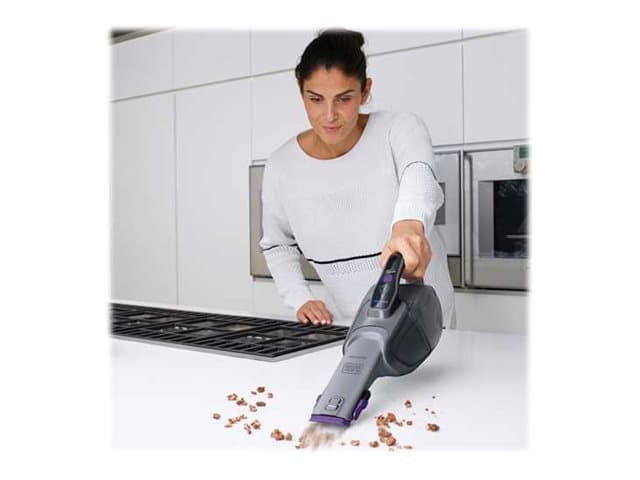 BLACK+DECKER DustBuster DVJ325BFS - Dammsugare - handhållen - utan påse - grå
