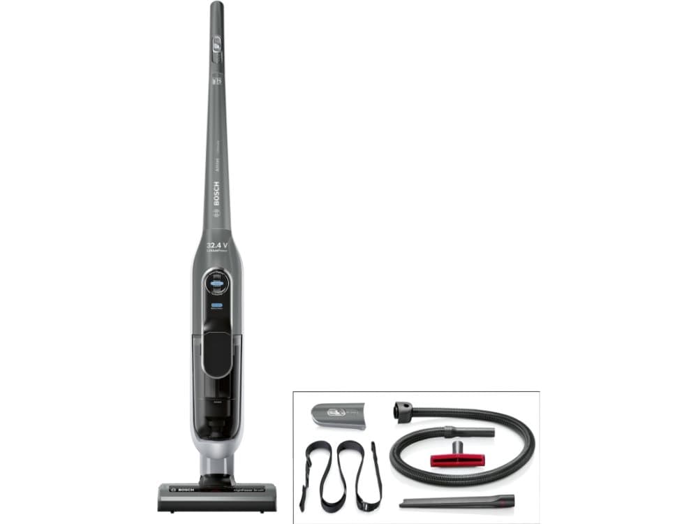 Bosch BCH7ATH32K, Pussiton, Grafiitti, Hopea, Kuiva, Suodatus, Akku, Litiumioni (Li-Ion)