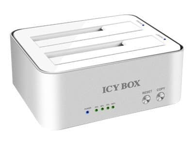 RaidSonic ICY BOX IB-120CL-U3 - Diskkontroller med dataindikator, strømindikator, på/av-strømbryter - 2,5" / 3,5" delt - SATA 1.5Gb/s - 150 MBps - RA