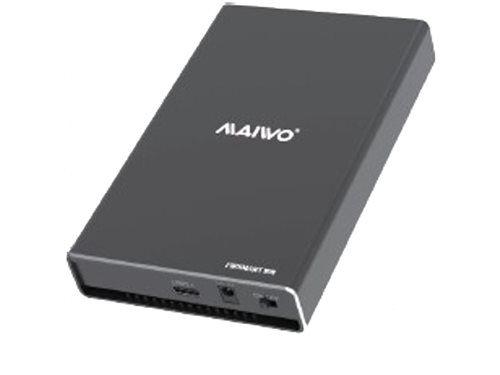 Bild av External Dual M.2 SSD enclosure, USB 3.1 Gen 2, USB-C, 10 Gbps, black