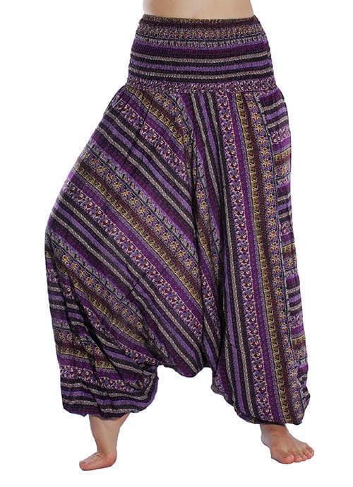 ZAALAC Harem Pants Yoga Baggy Boho Hippie Trousers Jumpsuit