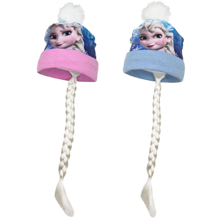 Disney Frozen Frost Elsa Mössa Med Fläta
