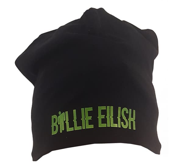 Billie Eilish beanie mössa hat - One size grön logo