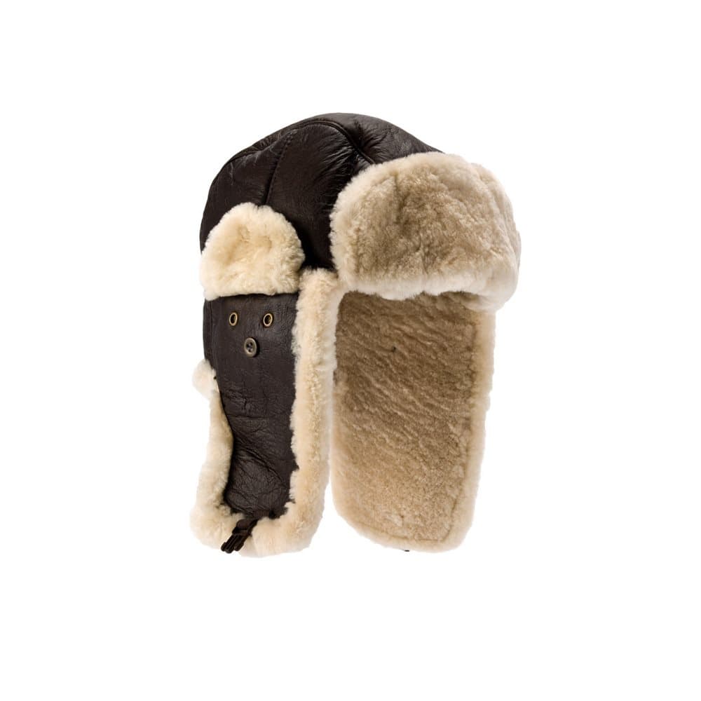 Eastern Counties Leather Mens Shelford Sheepskin Pilot Hat