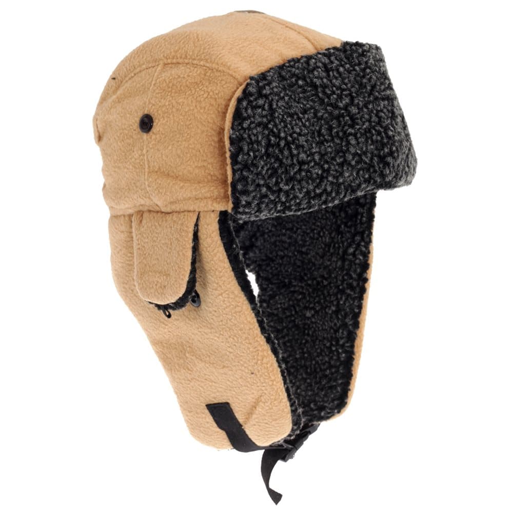 EX-STORES Unisex Mens/Womens Fleece Trapper Hat, Ski Hat