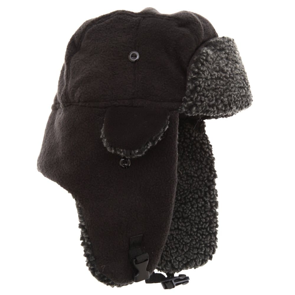 EX-STORES Unisex Mens/Womens Fleece Trapper Hat, Ski Hat