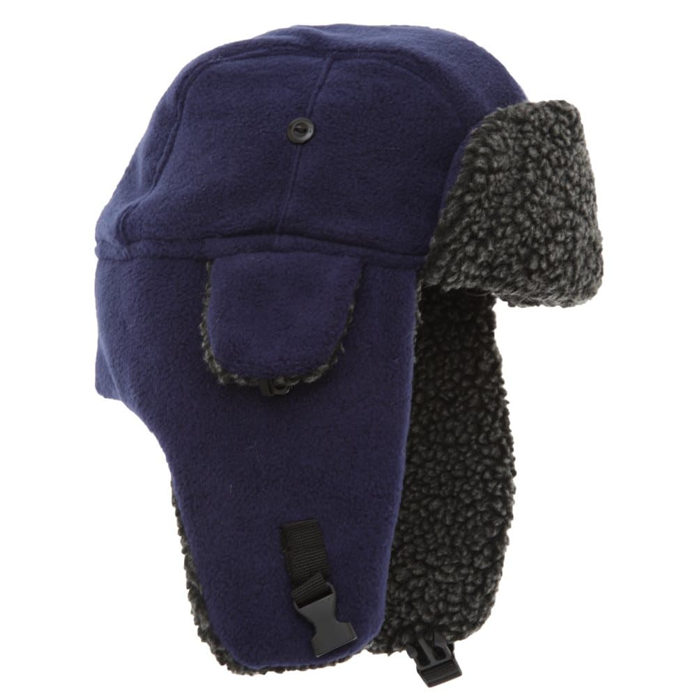 EX-STORES Unisex Mens/Womens Fleece Trapper Hat, Ski Hat