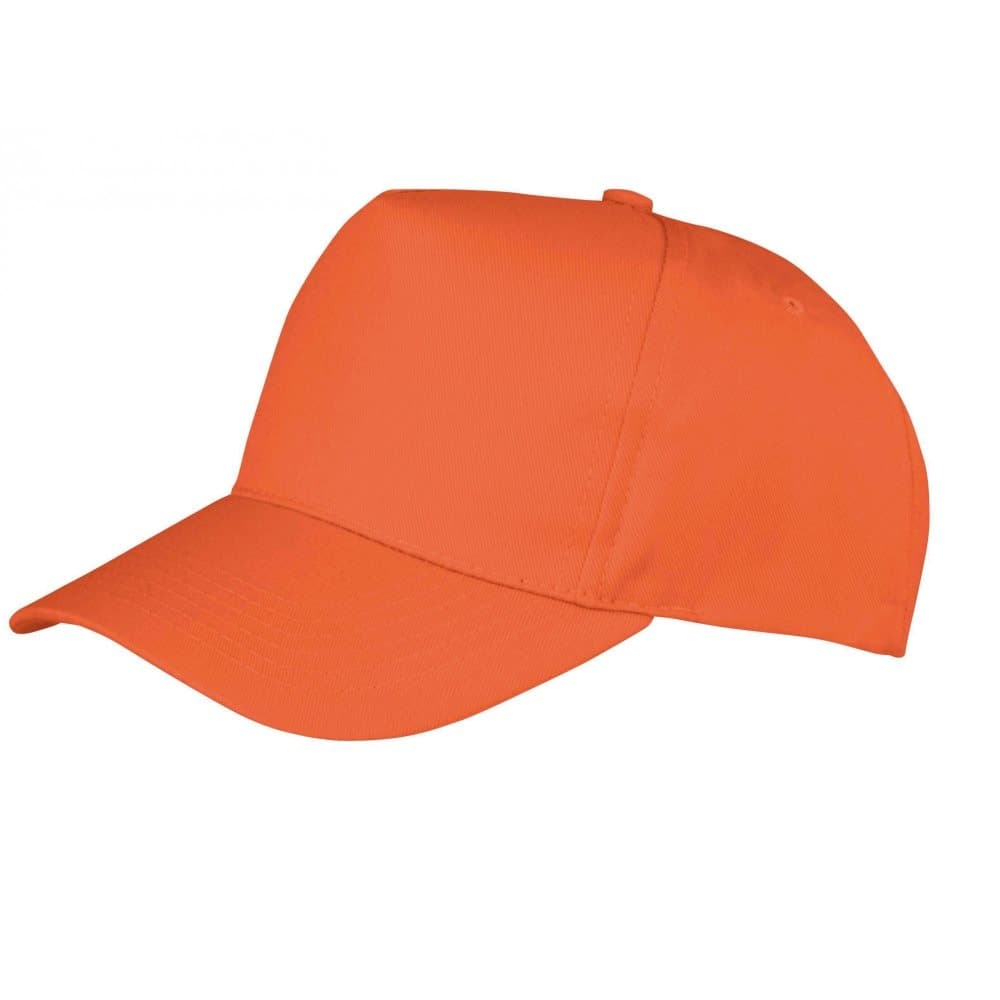 Result Hovedbeklædning Børn/Børn Boston 65/35 Polycotton Cap Orange One Size