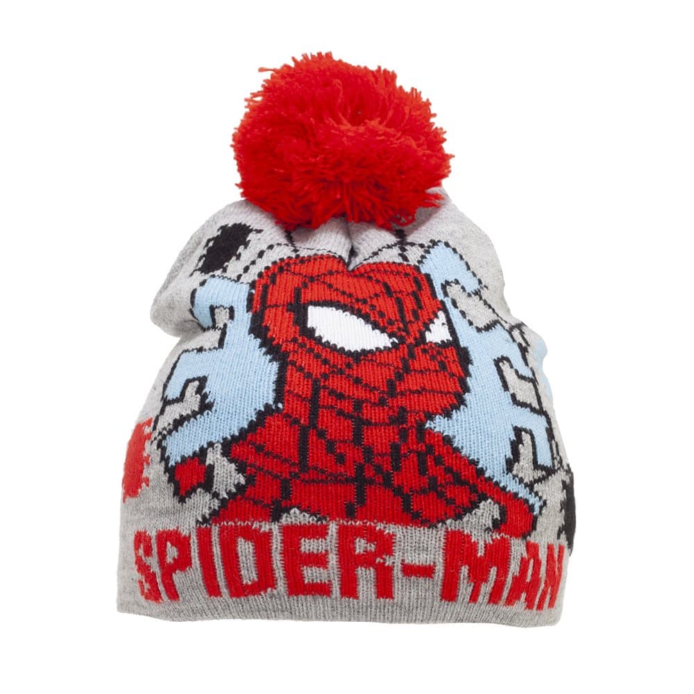 Spider-Man Childrens/Kids Beanie Bobble Hat