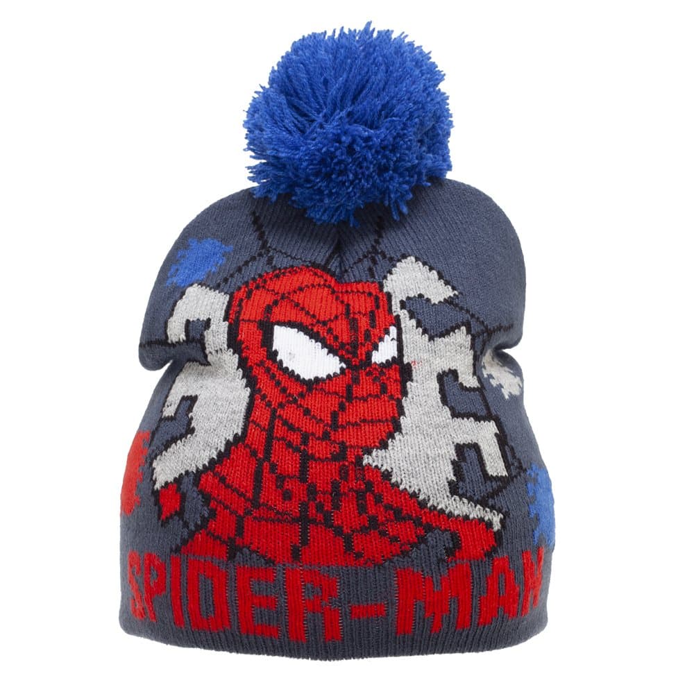 Spider-Man Childrens/Kids Beanie Bobble Hat