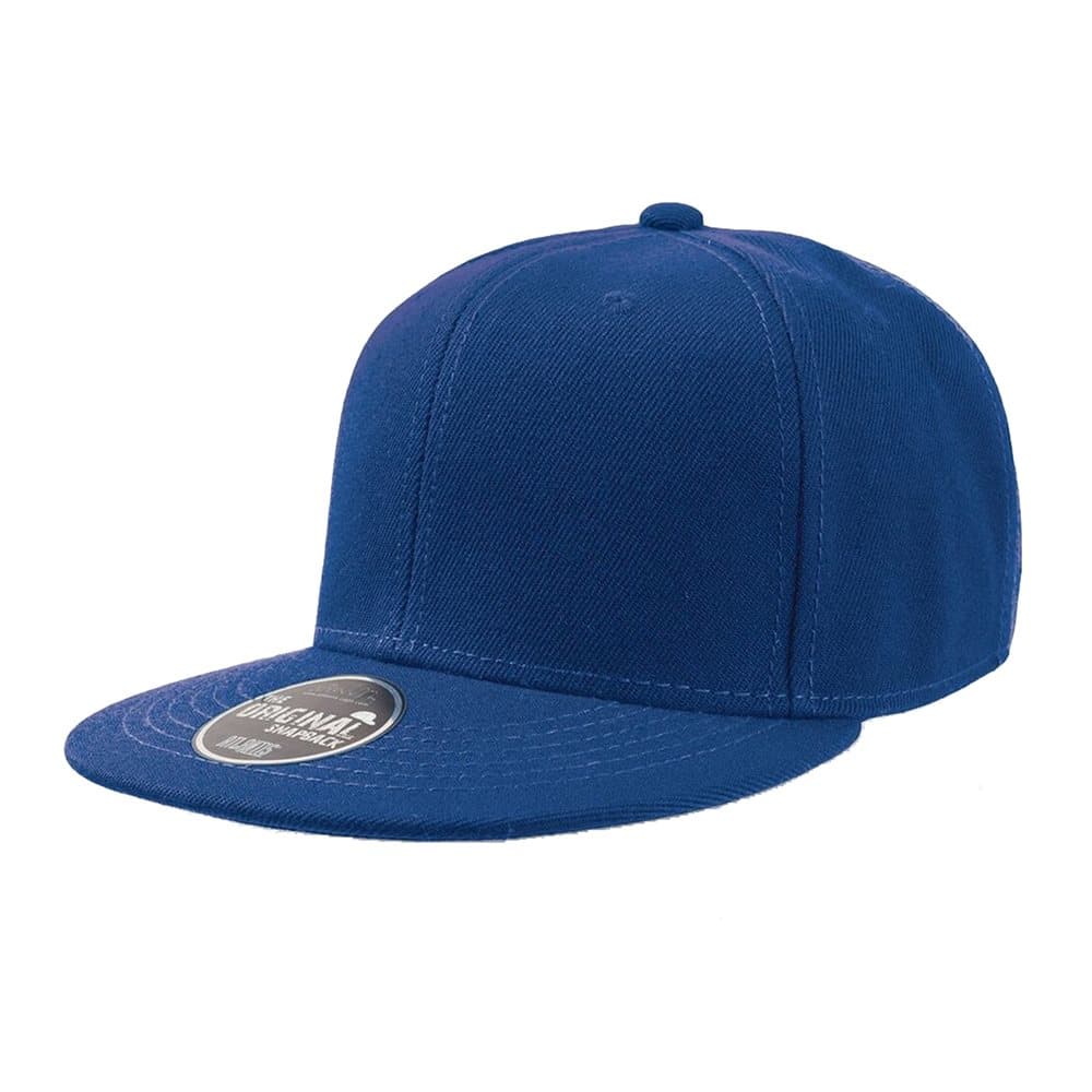 Atlantis Children/Kids Flat Visor 6 Panel Snap Back Cap (Pack of 2)