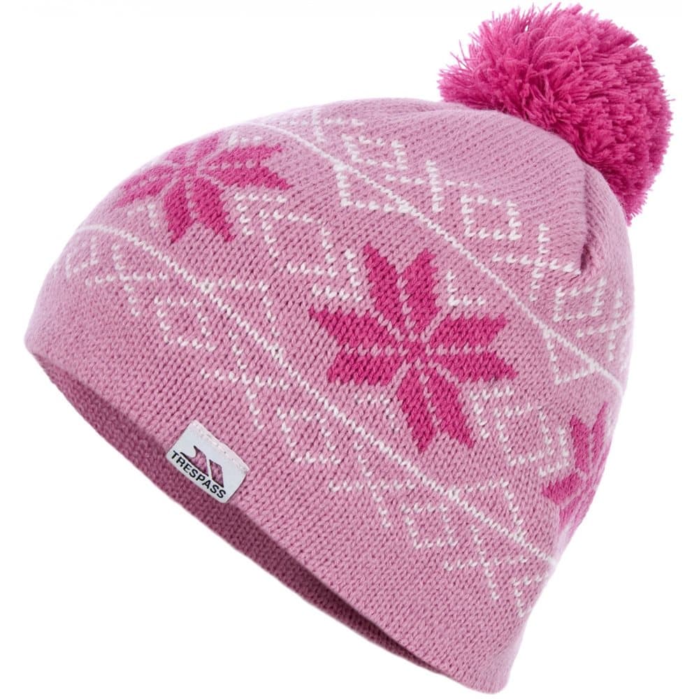 Trespass Childrens Unisex Fosco Knitted Pom Pom Hat