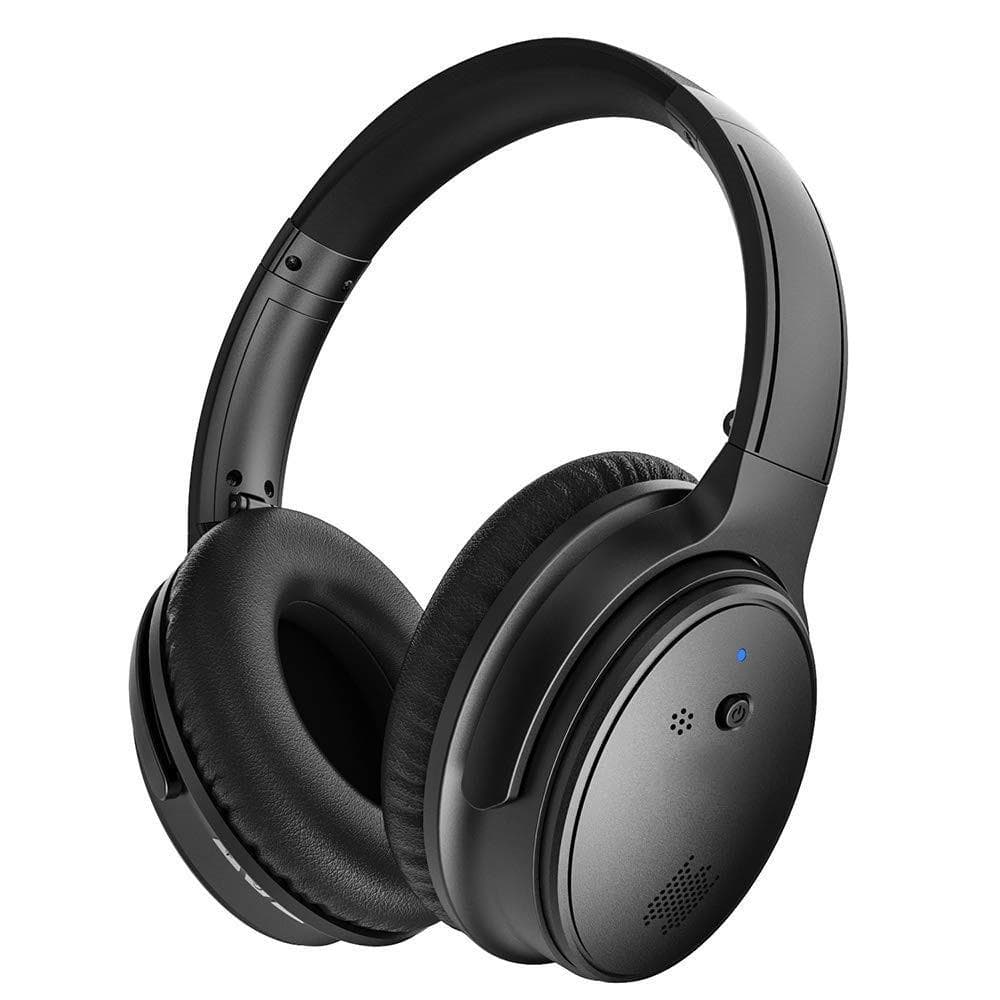 Trådlösa Bluetooth hörlurar med aktiv brusreducering
