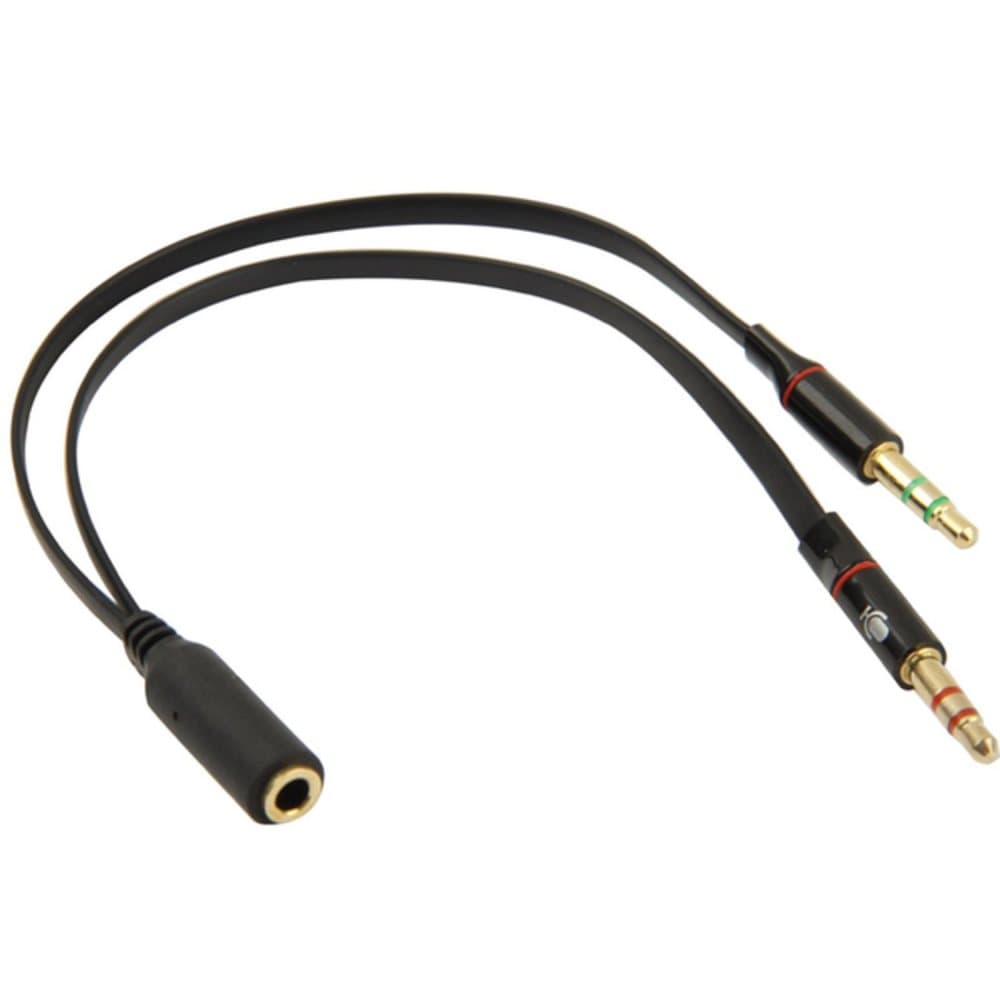 3.5mm Adapter Mikrofon och Hörlurar