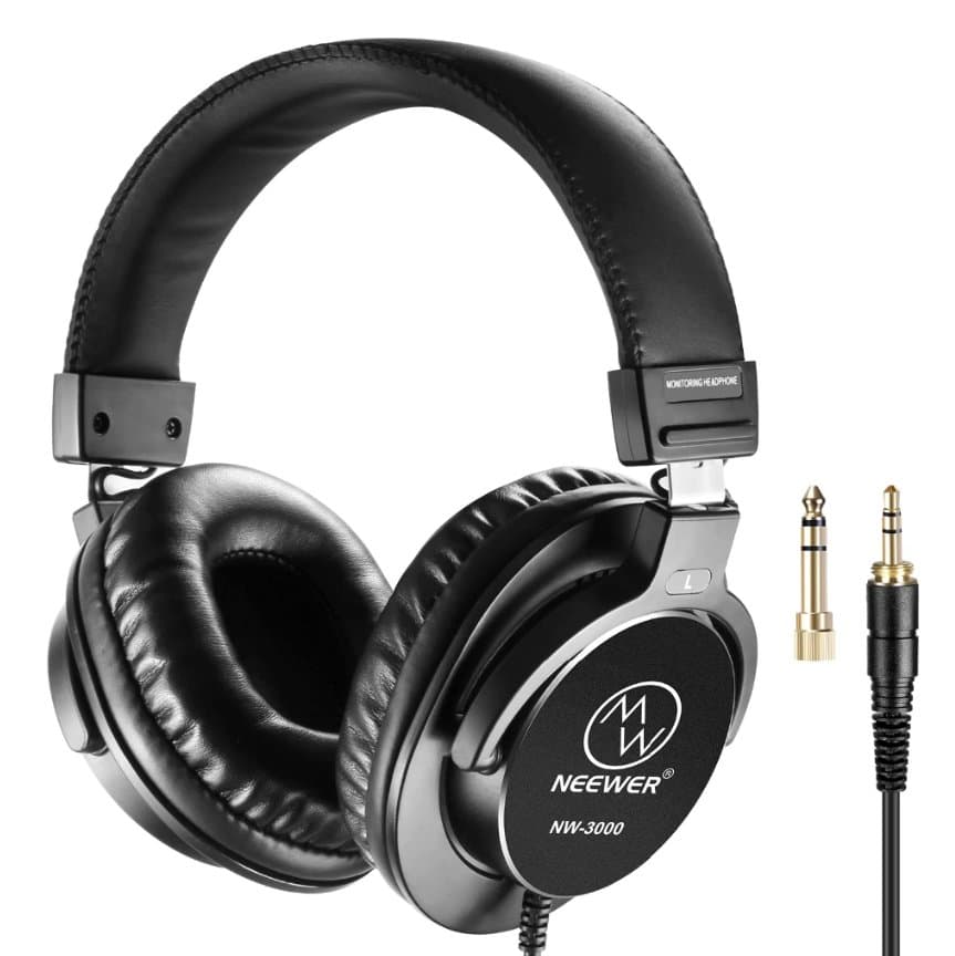 Extremt sköna studio Over Ear-hörlurar 3.5mm 6.5