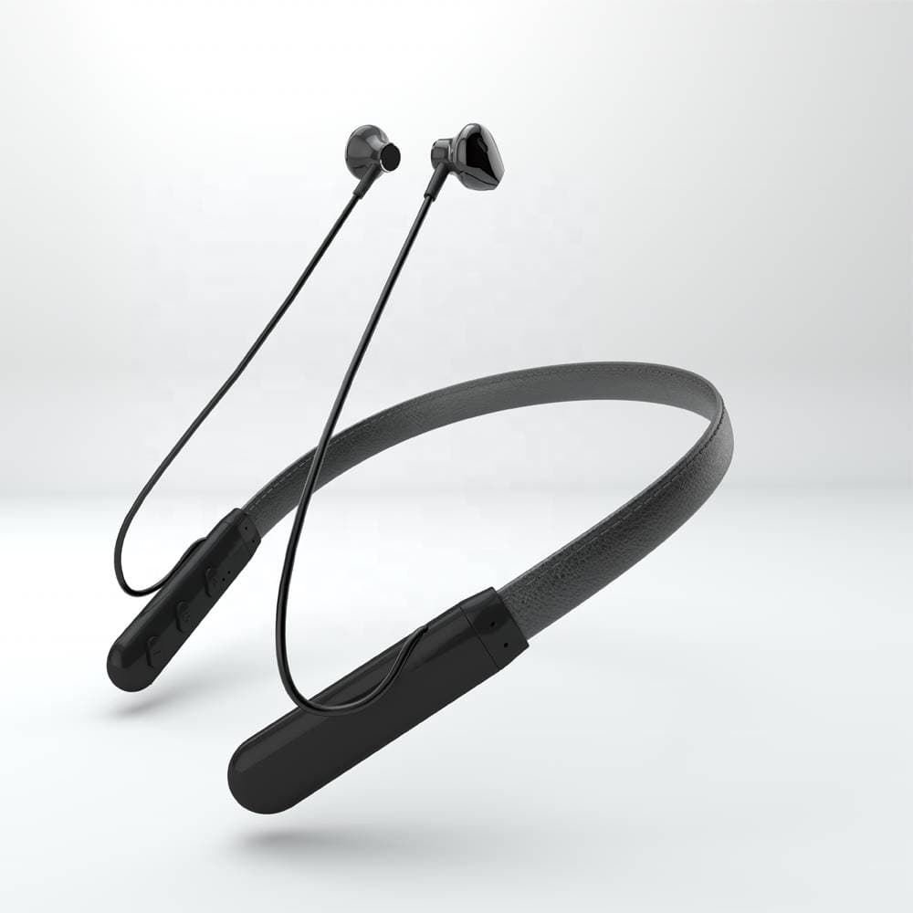 Neckband Trådlösa hörlurar, Sporthörlurar med Aktiv Brusreducering