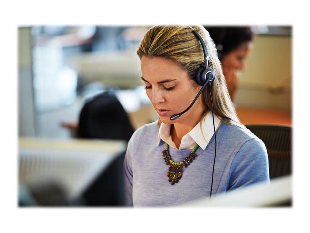 Jabra BIZ 2400 II USB Mono BT - Hodesett - on-ear - konvertibel - Bluetooth - trådløs - USB
