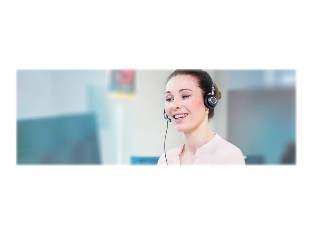 Jabra BIZ 2400 II QD Duo NC - Hodesett - on-ear - kablet