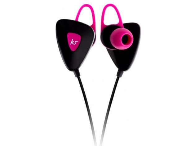KitSound Trail Sports, Hodesett, In-ear, Rosa, Stereofonisk, Trådløs, 10 m