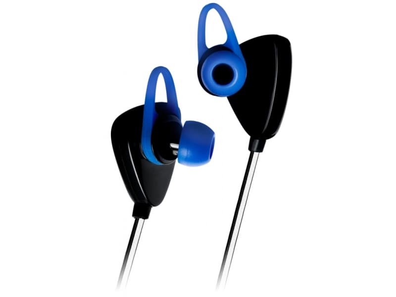 KitSound Trail Sports, Hodetelefoner, In-ear, Svart, Blå, Stereofonisk, Trådløs, 10 m