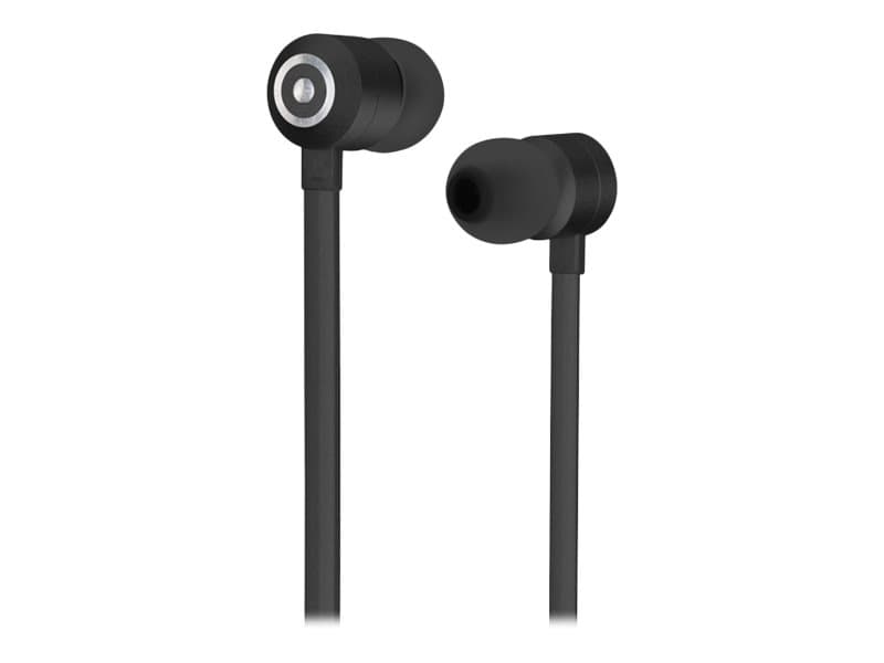 KitSound Ribbons Wireless - Ørepropper med mikrofon - i øret - Bluetooth - trådløs - svart
