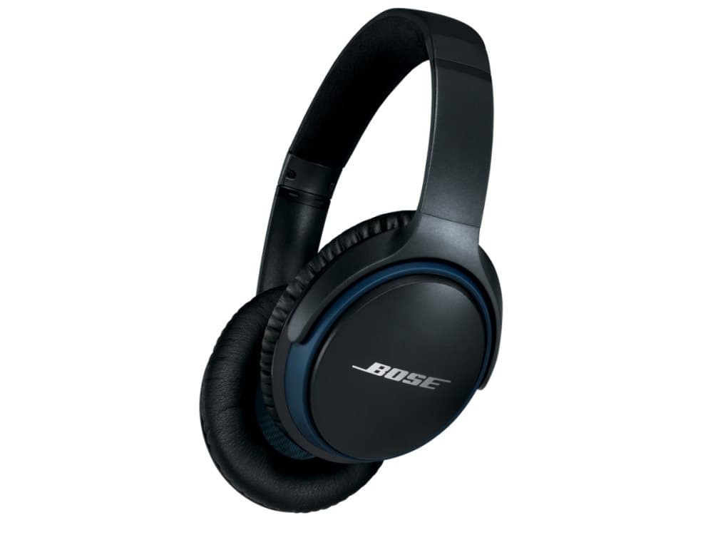 Bose SoundLink around-ear wireless headphones II - Hörlurar med mikrofon - fullstorlek - Bluetooth - trådlös, kabelansluten - svart
