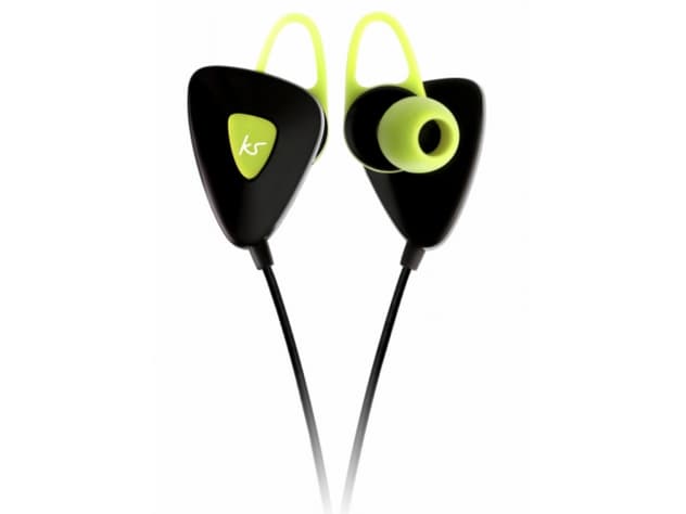 KitSound Trail Sports, Hodesett, In-ear, Grønn, Stereofonisk, Trådløs, 10 m