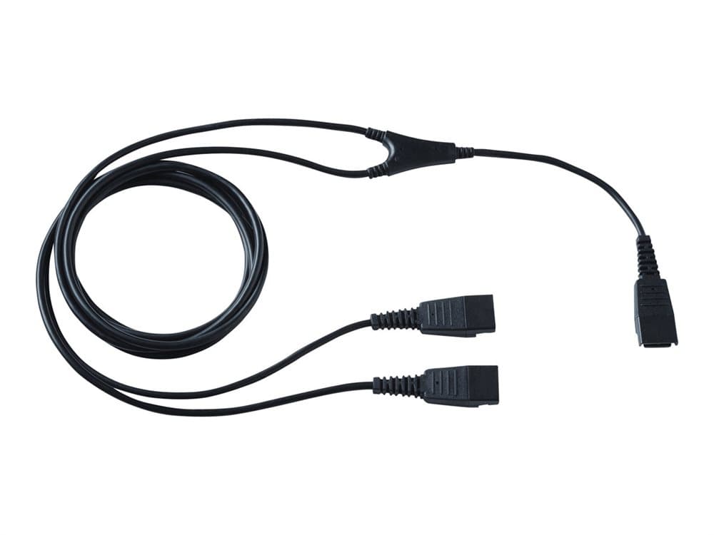 Jabra Supervisor Y-Cord - Hodetelefonsplitter - Quick Disconnect til Quick Disconnect