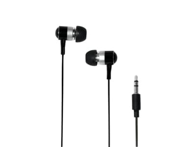 LogiLink HS0015A, Hodesett, In-ear, Musikk, Svart, Stereofonisk, 1,1 m