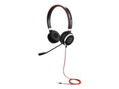 JABRA EVOLVE 40 UC Duo headset only with 3.5mm Jack without USB Controller headband - Discret Boomarm