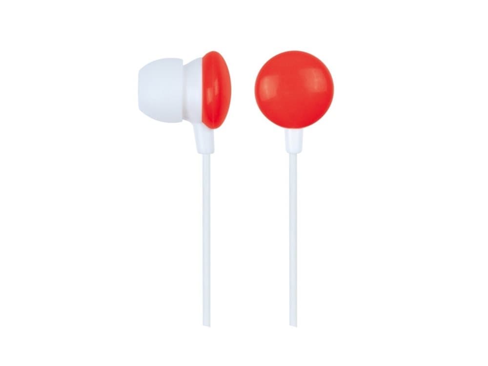 Gembird Candy MHP-EP-001-R - Hörlurar - inuti örat - kabelansluten - 3,5 mm kontakt - candy red