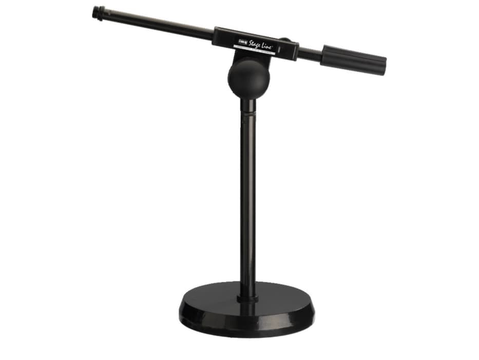 IMG STAGELINE MS-100/SW Mikrofonbordstativ 3/8, 5/8