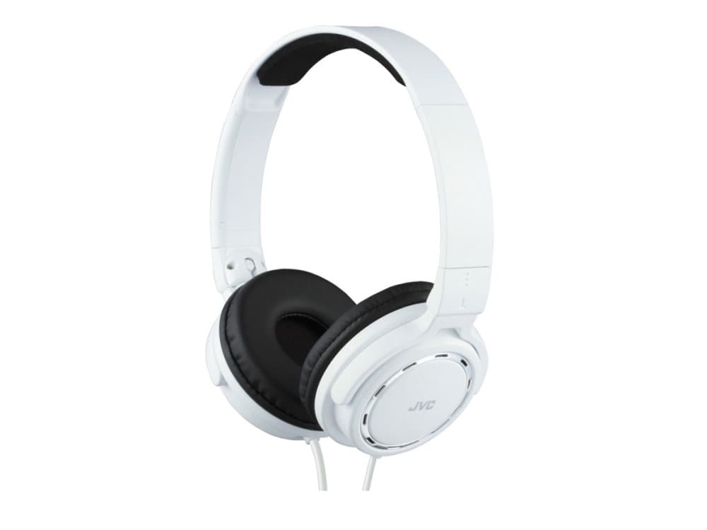 JVC HA-S520-W-E, Hodetelefoner, Hodebånd, Musikk, Svart, Hvit, 1,2 m, Koblet med ledninger (ikke trådløs)