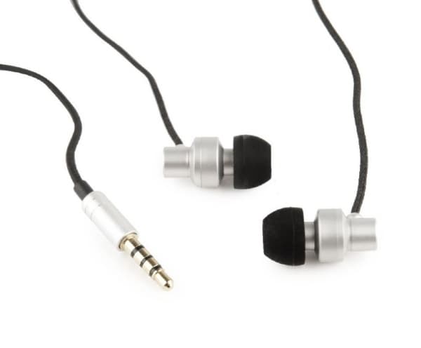 Gembird MHS-EP-CDG-S, Headset, I öra, Samtal och musik, Silver, Binaural, 1,2 m