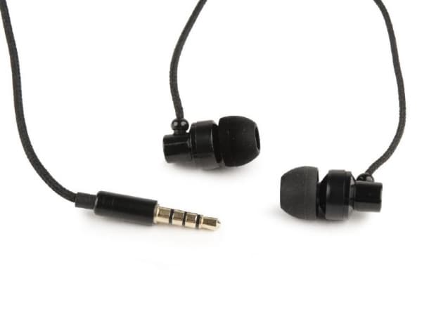 Gembird MHS-EP-CDG-B, Headset, I öra, Samtal och musik, Svart, Binaural, 1,2 m