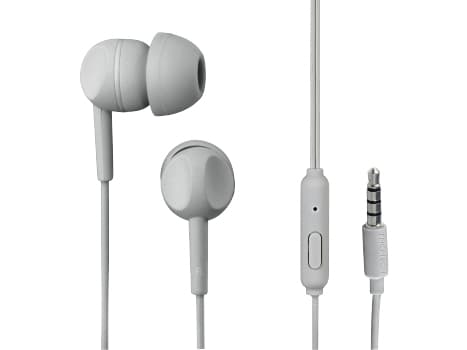 Thomson EAR3005GY, Hodesett, In-ear, Samtaler og musikk, Grå, Stereofonisk, Spill av/pause, Track
