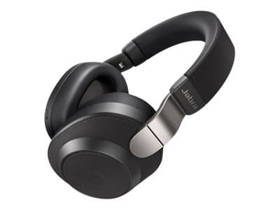 Jabra Elite 85h - Hodetelefoner med mikrofon - full størrelse - Bluetooth - trådløs - aktiv støydemping - titansvart