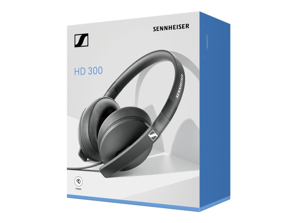 Sennheiser HD 300 - Hodetelefoner - full størrelse - kablet - 3,5 mm jakk