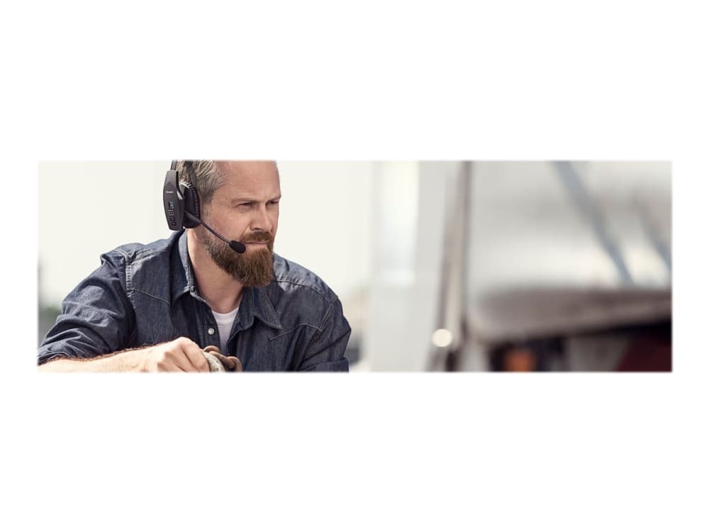 BlueParrott B550-XT - Hodesett - full størrelse - Bluetooth - trådløs - NFC - aktiv støydemping